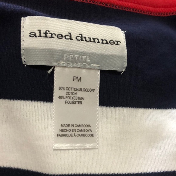 Alfred Dunner anchor women’s stripe top size PM - Picture 11 of 12